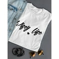 thumbnail image 3 of "Wifey Life" Quote Heart Graphic Women White T-Shirt, Female Large, 3 of 4