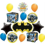 Bat Man Party Supplies Birthday Cubez Balloon Bouquet Decorations