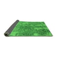 thumbnail image 2 of Ahgly Company Indoor Square Oriental Green Industrial Area Rugs, 7' Square, 2 of 4