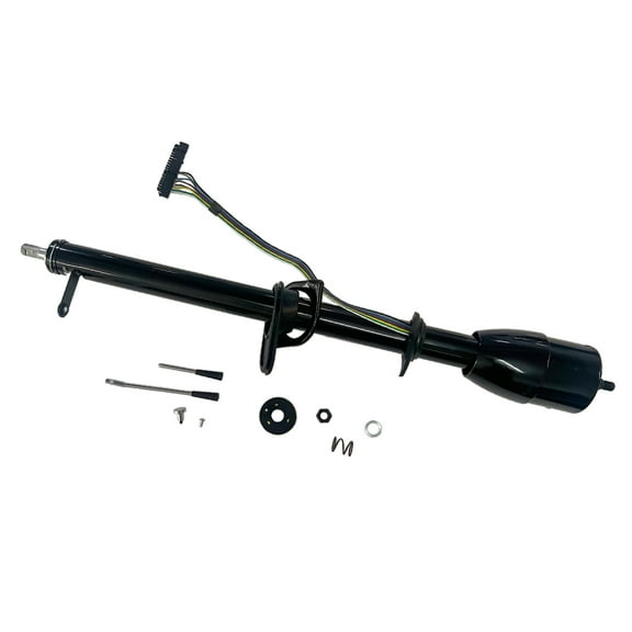 GELUOXI For 1967-72 CHEVY C10 GMC Truck R91006BK 35" Steering Column Tilt Manual Black with Adapter