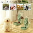 thumbnail image 4 of Hanging Automatic Pet Food Water Dispenser, Auto Pet Feeder and Waterer Set, Cage Food Bowl Dog Feeding Station, 4 of 4