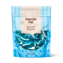 Crazy Outlet Blue Baby Sharks Gummy Candy, Blue Raspberry Flavor, Sea ...