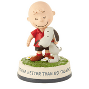 Hallmark Peanuts Charlie Brown Snoopy Nothing Better Than Us Together Figurine