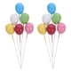 thumbnail image 2 of FELTECHELECTR 12 piezas de palillos para pasteles, globos, adornos para cupcakes, decoración para insertar postres, adornos para pasteles, 2 of 5