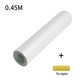 thumbnail image 1 of Etiqueta engomada de la ventana Película de vidrio esmerilado impermeable PVC Calcomanía electrostática Anti UV Decoración del hogar, 2x0.45m Advancent HA002764-01, 1 of 6