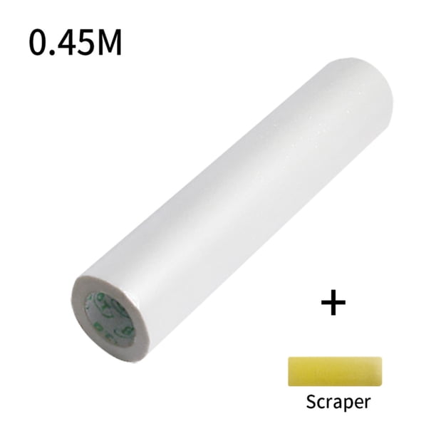 Etiqueta engomada de la ventana Película de vidrio esmerilado impermeable PVC Calcomanía electrostática Anti UV Decoración del hogar, 2x0.45m Advancent HA002764-01