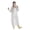White, variant on Thickened EVA Raincoat Poncho for Men Women Adult Outdoor Hiking Cycling Camping Reusable with Hood Drawstring Portable Packable Blue
