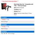 thumbnail image 2 of Rear Brake Shoe Set - Compatible with 1983 - 1994 Ford Ranger 1984 1985 1986 1987 1988 1989 1990 1991 1992 1993, 2 of 2