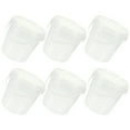 thumbnail image 3 of FUEENIRVA 6Pcs Buckets with Lids for Food Handling 1.2L Capacity Food Grade Plastic Material Transparent, 3 of 8
