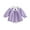 Purple, variant on FYEGRE Stylish Girl Romper Dress Everyday Soft Stretchy Casual Outfit Comfortable Baby Bodysuit For 0 to 12 Months Spring Summer Wear Purple 3-6 Months