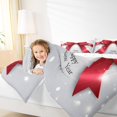 thumbnail image 4 of jejeloiu Happy New Year Queen Comforter Set,Red Bow Bowtie Bedding Sets,Rmerry Christmas Bedding Comforter Set For Men Women,Ultra Soft Home Decor Reversible,3 Pieces, 4 of 8