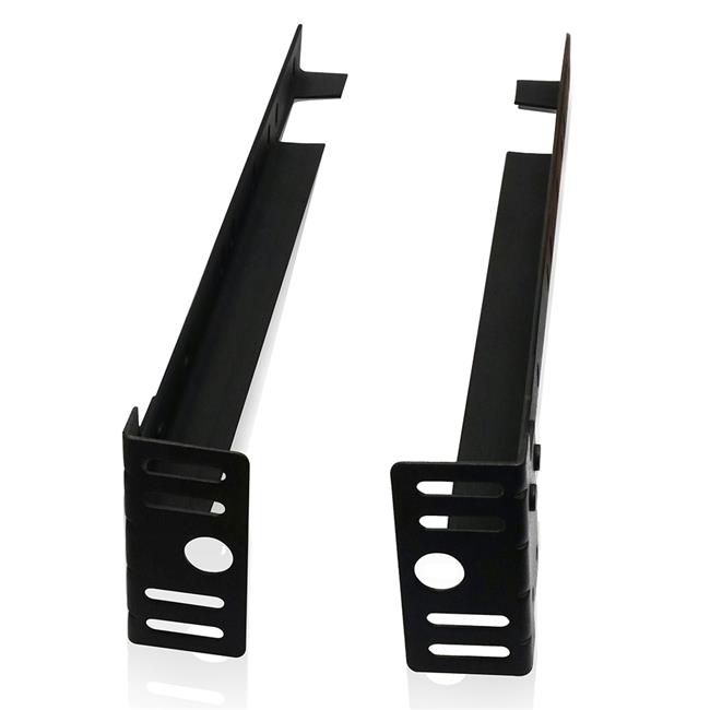 Extension Bracket for Footboard Attachment Black, 4 x 16 x 2 in