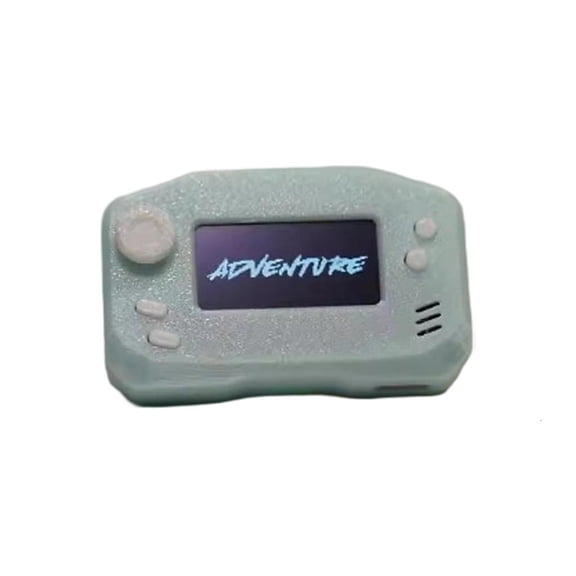 Lerpwige 3D Printed Miniature Game Console Play Classical 400  Games Featuring 1.3inch Screen Portable and 600mAh Battery