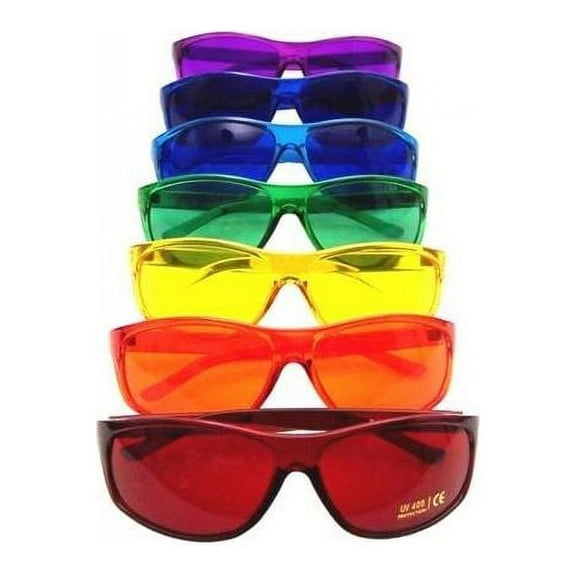 Color Therapy Glasses Pro Style Set of 7 Colors