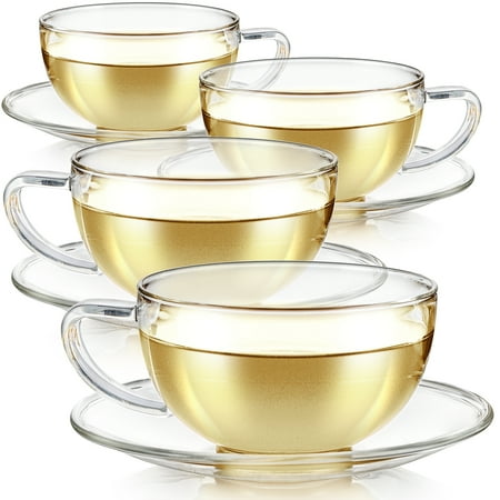 

Teabloom KYOTO TEACUP AND SAUCER SET OF FOUR-6 OZ