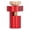 Rouge, variante sur Chien de Banc 19mm avec Vis de Pouce, Bloc de Limitation d'Établi Antidérapant en Alliage d'Aluminium, Chien de Banc avec Œillet Inserts de Frein de Banc pour Essentiel d'Atelier de Menuiserie