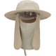 thumbnail image 1 of Taian Outdoor Sun Hat Upf 50 protección impermeable pesca sombrero cara cubierta verano cuello solapa sombrero Kakhi, 1 of 2