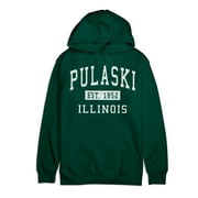 Pulaski Illinois Classic Established Premium Cotton Hoodie