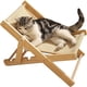 thumbnail image 1 of Cama elevada ajustable para gatos, cama relajante para gatos con rascador de sisal duradero y que no se desprende, camas elevadas de madera para gatos, 1 of 5