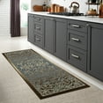 thumbnail image 3 of Maples Rugs Pelham Transitional Vintage Scroll Blue Brown Washable Hallway Runner Rug, 2' x 6', 3 of 9