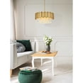 thumbnail image 2 of Elegant Lighting Willow 24" Chandelier in Satin Gold, 2 of 8
