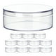 thumbnail image 1 of 12 cajas redondas transparentes con tapa para dulces, cajas transparentes para recuerdos de fiesta, bodas, pequeños contenedores de almacenamiento para joyería, cuentas, manualidades, mini juguetes, 1 of 4