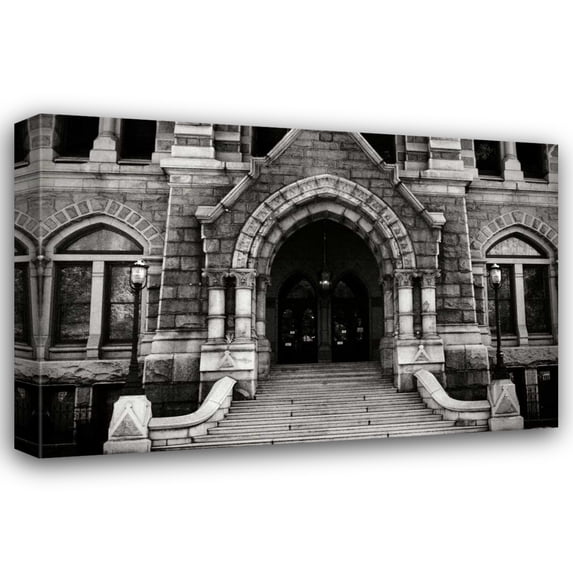 Alan Hausenflock 44x31 Gallery Wrapped Canvas Wall Art Titled - Stately Gothic IV