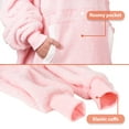 thumbnail image 4 of Catalonia Oversized Hoodie Blanket Sweatshirt,  Wearable Sherpa Fleece Giant Pullover for Adults Men Women Teenagers Wife Girlfriend Gift, 4 of 7