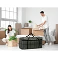 thumbnail image 6 of Unique Bargains 1 Pack Clothes Storage Foldable Storage Bags Black 39.5*14*19.5in, 6 of 7