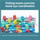 thumbnail image 4 of Juego De Laberinto Para Caminar De Pesca Magnética Para Niños, Rompecabezas De Educación Temprana, Juguete A Juego Cognitivo Con Letras sonducket FN002829-00, 4 of 6