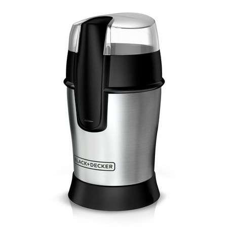 BLACK+DECKER SmartGrind Coffee Grinder with Stainless Steel Blades, Stainless Steel, (Best Coffee Machine With Grinder)
