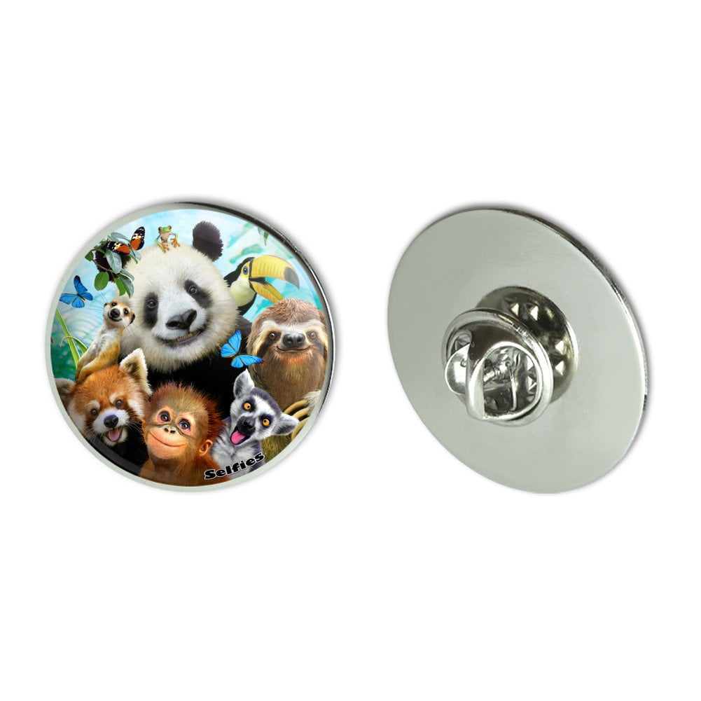 Zoo Animals Selfie Panda Bear Sloth Meercat Monkey Lemur Metal 1.1