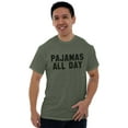 thumbnail image 5 of Pajamas All Day Slacker Lazy Men's Graphic T Shirt Tees Brisco Brands S, 5 of 6