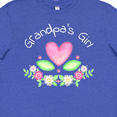 thumbnail image 4 of Inktastic Grandpa's Girl- Heart Flowers Youth T-Shirt, 4 of 5