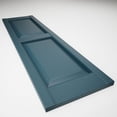 thumbnail image 6 of 14 3/4"W x 31"H EverColor Raised Panel Exterior Vinyl Shutters, w/Installation Shutter-Lok's & Matching Screws (Per Pair), Midnight Blue, 6 of 9
