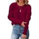 thumbnail image 1 of Puntoco Suéter e Invierno para Mujer Casual Cuello Redondo Blusa Tejida Manga Larga Tops sólidos Suéteres Liquidación de Navidad Puntoco Puntoco-4819, 1 of 9