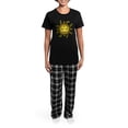 thumbnail image 4 of CafePress - Sun Pajamas - Women's Short Sleeve Print T-Shirt and Pants Dark Cotton Pajama Set, 4 of 7
