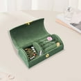 thumbnail image 5 of Jewelry Box under $5! Xqxayjr Velvet Jewelry Box, Portable Arch Travel Jewelry Case, Small Jewelry Storage Organizer, Fashion Jewelry Display Box, Gift Packaging for Accessories, 5 of 6