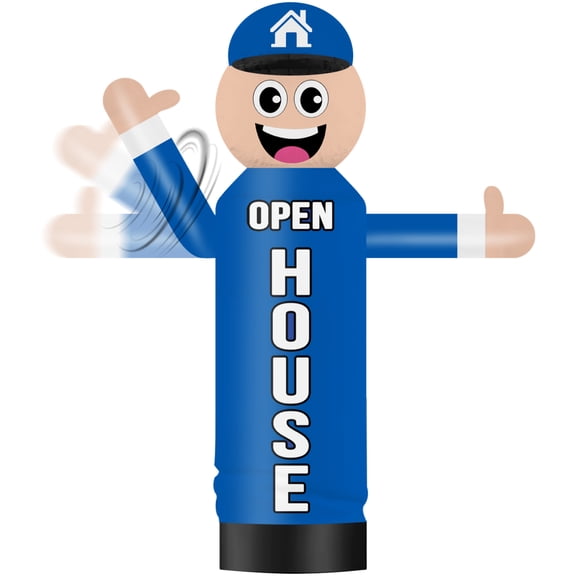 Inflatable Wavers Open House One-Arm Waving Tube Man Wacky Wavy Dancing Guy for Outdoor Decoration Advertising Business Promotion (Blower Not Included)