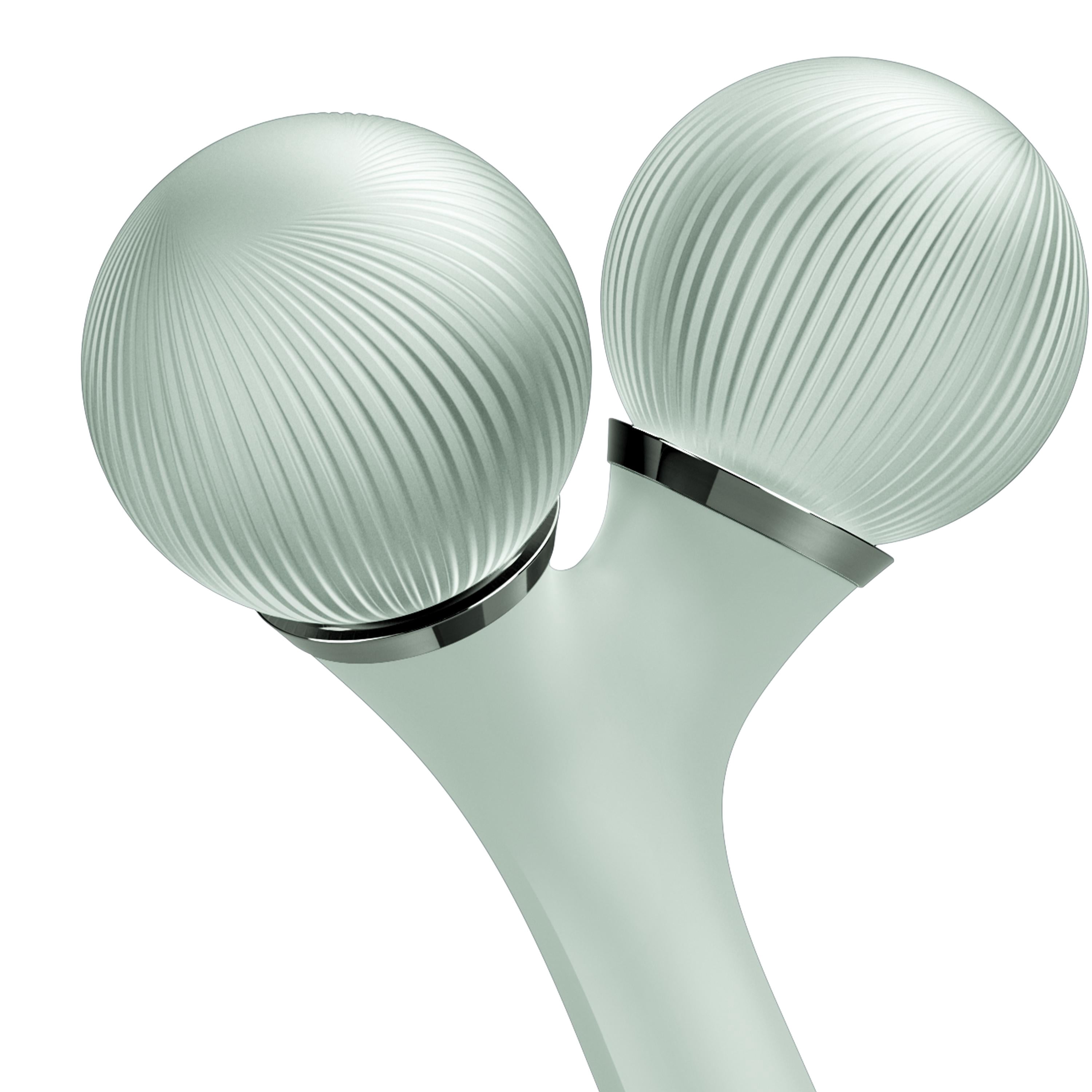 GESKE SmartAppGuided™ Sonic Facial & Body Roller | 4 in 1 | Derma Roller | Facial & Body Dermasmooth Stimulator | Derma Roll | Professional Facial & Body Roller | Dermaroller for Skincare and Beauty