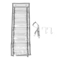 thumbnail image 1 of Vinyl Storage Rack, 12 Holes Vinyl Organizers Vinyl Roll Holder, for Vinyl Sheets/Heat fer Pape, 1 of 5