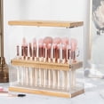 thumbnail image 4 of Organizador de brochas de maquillaje JACKCUBE DESIGN Transparente 8,77 x 3,38 x 8,46 pulgadas, 4 of 7