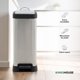 thumbnail image 2 of Bote de Basura de Acero Inoxidable Pack 2 con Pedal y Cesto Removible Capacidad 8L Cocina y Baño, 2 of 7