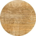 thumbnail image 1 of Ahgly Company Indoor Round Abstract Orange Abstract Area Rugs, 4' Round, 1 of 6