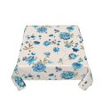 thumbnail image 5 of Wukai Rose Flowers Waterproof Tablecloth for Kitchen Dining, Fits Square Tables for 2-4 Seats -54"x54", 5 of 7