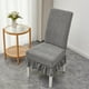 thumbnail image 1 of Stretch Chair Cover Removable Washable Elastic Fit | Durable Polyester Spandex | Anti-Slip All-Season | Fits 19.6-14.9 Inch | Hotel Banquet Dining Living Room | Multiple Colors | 1 Pack, 1 of 6
