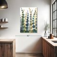thumbnail image 3 of Elephant Stock Pompom Botanical I Wall Art - Vertical Canvas Wall Art - Living Room Wall Decor - Abstract Canvas - White And Green Decor By Megan Meagher - 26" x 39", 3 of 8