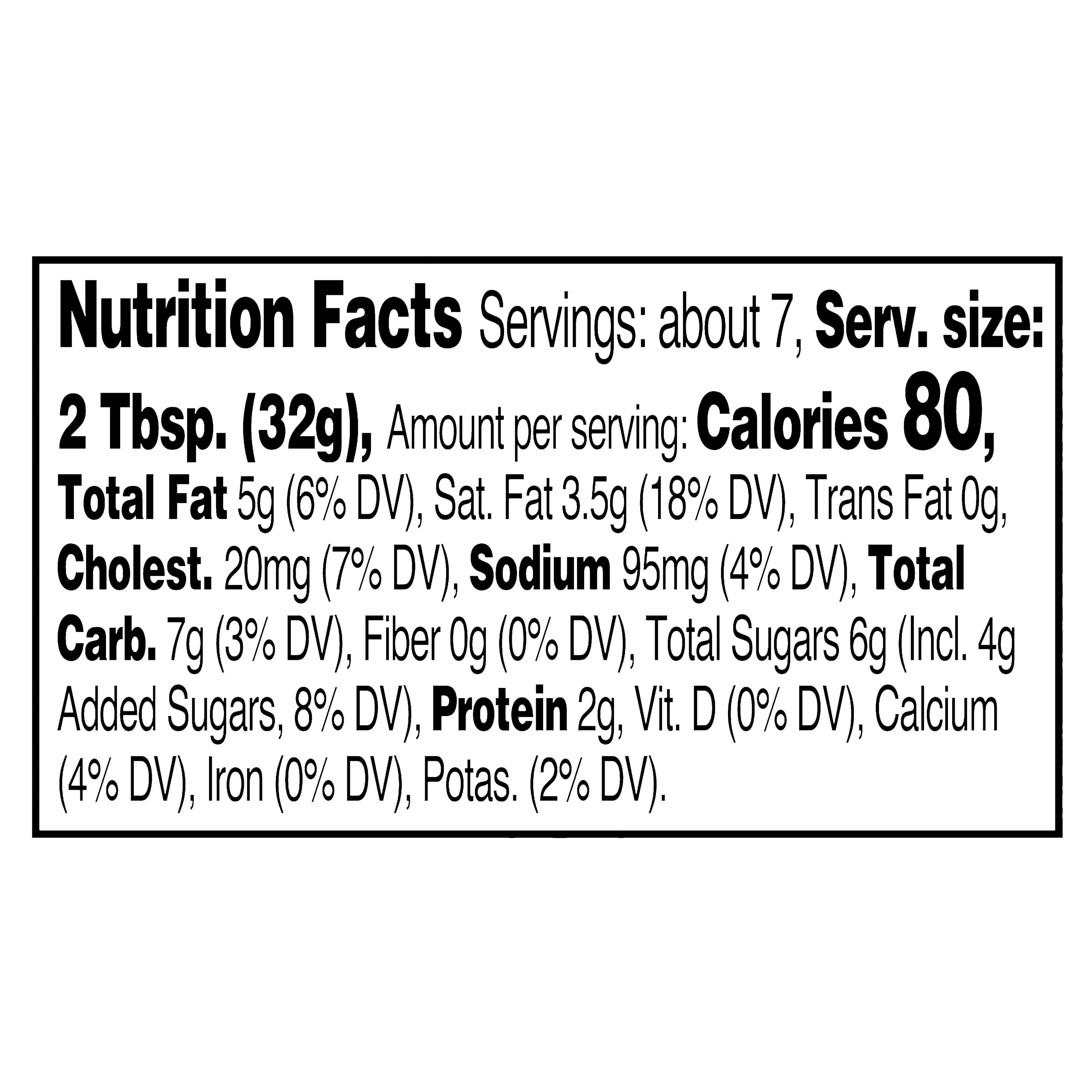 Great Value Blueberry Cream Cheese Spread, 8 oz Tub
