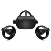 MightySkins CF-OCQU-Black Wood Carbon Fiber Skin for Oculus Quest Sticker - Black Wood