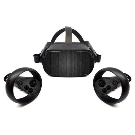 MightySkins CF-OCQU-Black Wood Carbon Fiber Skin for Oculus Quest Sticker - Black Wood